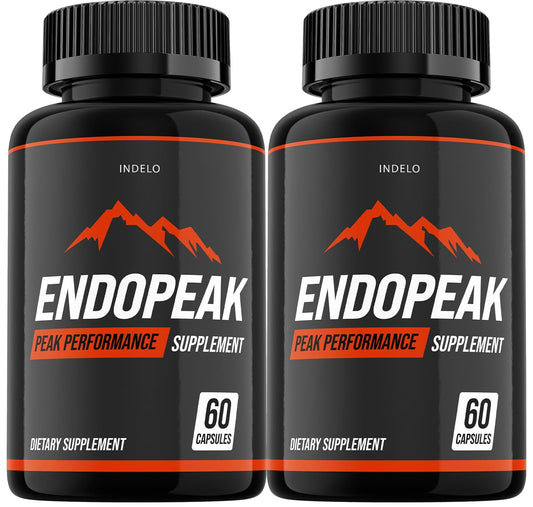 (2 Pack) Endopeak for Men Endo Peak Advanced Performance Supplements EndoPeak Performance 24 EndoPeek Reviews (120 Capsules)