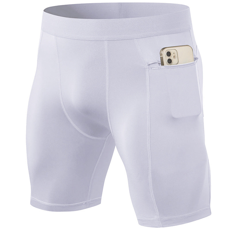 Men's Gym Shorts with Zipper Pockets