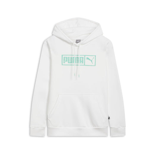 PUMA Womens Graphic Hoodie White