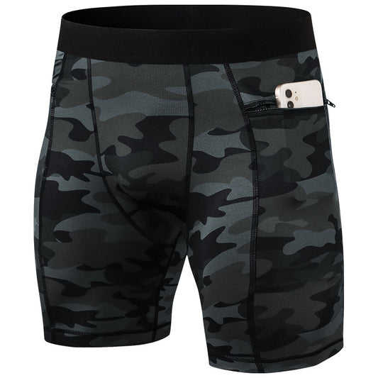 Men's Gym Shorts with Zipper Pockets